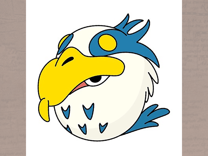 官方 Q 版圖好 Q！看起來是個符合冷蛋形狀的設計 (笑)