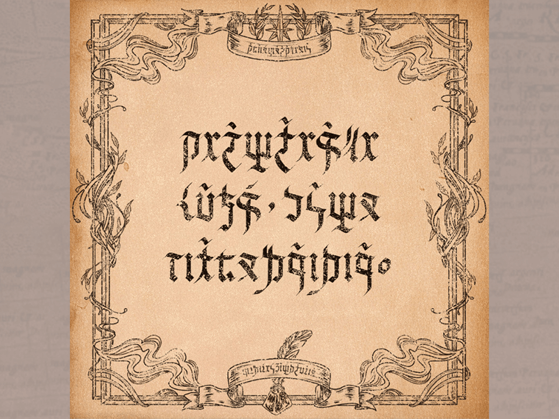 熟悉的精靈文字，你一定能理解。